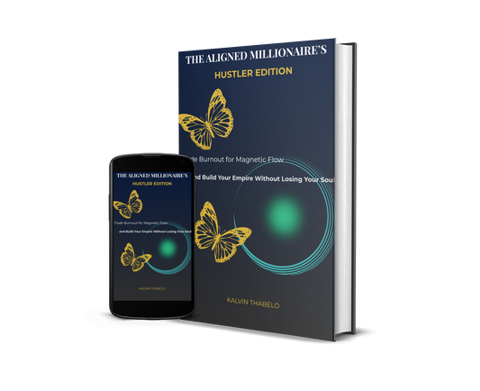 The Aligned Millionaire's Hustler Edition: Includes the flagship workbook plus exclusive bonus interviews.